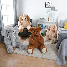 Load image into Gallery viewer, Vermont Teddy Bear Giant Elephant Stuffed Animal - Giant Stuffed Animals, 4 Foot
