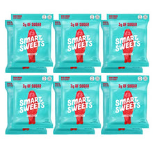 Load image into Gallery viewer, SmartSweets Sweet Fish, Candy with Low Sugar (3g), Low Calorie (100), No Artificial Sweeteners, Vegan, Plant-Based, Gluten-Free, Non-GMO, Healthy Snack for Kids & Adults, 1.8oz (Pack of 12)