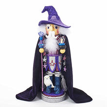 Load image into Gallery viewer, Kurt S. Adler 18" Hollywood Purple Wizard Nutcracker