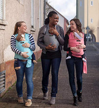 Load image into Gallery viewer, 9-in-1 CuddleBug Baby Wrap Sling + Carrier - Newborns & Toddlers up to 36 lbs - Hands Free - Gentle, Stretch Fabric - Ideal for Baby Showers - One Size Fits All (Grey)