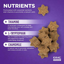 Load image into Gallery viewer, GNC Pets ADVANCED Calming Cat Chews Cats, 60 ct | Chicken Flavored Cat Soft Chews for Calming & Relaxation | Thiamine, L-Tryptophan, & Chamomile Cat Calming Supplements | Made in the USA