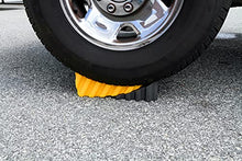 Load image into Gallery viewer, Camco 44423 RV Curved Leveler with Chock - Easy Drive-on Leveler Adds Up to 4" in Height