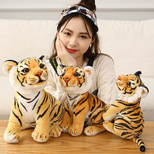 Load image into Gallery viewer, GUDVES Tigers Plush Toy Stuffed Animal Plush Cat-by Tiger Tale Toys Cute Lifelike Tiger Stuffed Animals Animals Kids Toy Gift for Boy Baby Hug Tiger-Lifelike Stuffed Animal (7.8 in,Yellow Tiger)