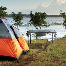 Load image into Gallery viewer, ARROWHEAD OUTDOOR 51” Heavy-Duty Portable Folding Table, 8 Cup Holders, Integrated Cooler, 2 Side Storage Pouches, No Sag Surface, Carrying Case, Steel Frame, High-Grade 600D Canvas, USA-Based Support
