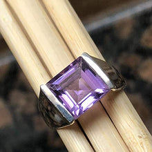 Load image into Gallery viewer, Natural 2ct Purple Amethyst 925 Solid Sterling Silver Men's Ring Size 7, 8, 9, 10, 11, 12, 13