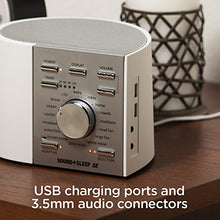 Load image into Gallery viewer, Adaptive Sound Technologies Sound+Sleep SE Special Edition High Fidelity Sleep Sound Machine with Real Non-Looping Nature Sounds, Fan Sounds, White, Pink & Brown Noise, & Adaptive Sound Technology