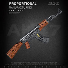Load image into Gallery viewer, 1366 Pcs Rifle AK-47 Blaster Shooting Building Bricks, Realistic Gun Mechanical Submachine Model Set, Compatible with Lego