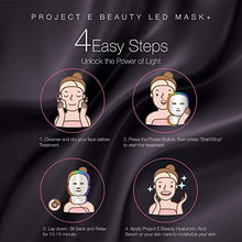 Load image into Gallery viewer, Project E Beauty Photon Skin Rejuvenation Face & Neck Mask | Wireless LED Photon Red Blue Green Therapy 7 Color Light Treatment Anti Aging Spot Removal Wrinkles Whitening Facial Skin Care Mask
