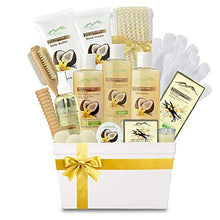 Load image into Gallery viewer, Premium Deluxe Bath & Body Gift Basket. Ultimate Large Natural Spa Basket! #1 Spa Gift Basket for Women & Bath Gift Sets for Women! Sulfate & Paraben Free Home Spa Gift Set