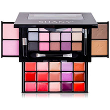 Load image into Gallery viewer, SHANY Fierce & Flawless All-in-One Makeup Set Compact with Mirror, 15 Eye Shadows, 2 Bronzers, 2 Blushes and 15 Lip/Eye Glosses - Applicators Included