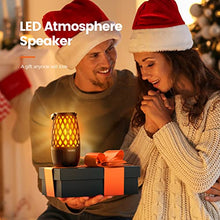Load image into Gallery viewer, Outdoor Bluetooth Speakers, LED Atmosphere Speaker Portable Waterproof Party Speaker, Sync Up to 100 Speakers, BT5.0 Gift for Patio Garden Home Decorations, Wall Mount&Hook&Stake, 1 Pack