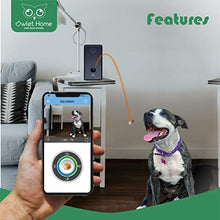 Load image into Gallery viewer, Owlet Home | Pet Camera with Treat Dispenser & Tossing for Dogs/Cats, WiFi, 720P Camera, Live Video, Auto Night Vision, 2-Way Audio, Work with Alexa