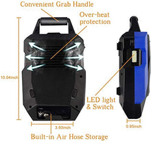 Load image into Gallery viewer, Akface Tire Inflator Portable Air Compressor, DC 12V Digital Air Pump for Car Tires, Bicycles and Other Inflatables, Auto Shut Off Feature