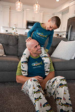 Load image into Gallery viewer, Lazy One Warm Long-Sleeve PJ Sets for Girls and Boys, Funny Animal Kids' Pajama Sets, Cozy, Comfy, Fishing (Asleep at The Reel, 8)