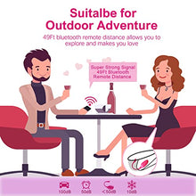 Load image into Gallery viewer, APP Remote Control G-spot Vibrator, Pink Fun Long Distance Bluetooth Wearable Panty Couple Vibrator, Rechargerable Adult Sex Toys More Than 10 Vibrations for Women and Couple, Female Sex Toy for Women