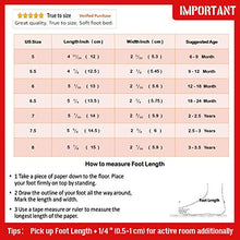 Load image into Gallery viewer, THEE BRON Infant Toddler Baby Soft Sole Leather Shoes for Girls Boys Walking Sneakers (9-12 Months-12.5cm, Brown)