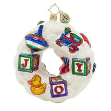 Load image into Gallery viewer, Christopher Radko Hand-Crafted European Glass Christmas Ornament, What Wonders Await Wreath