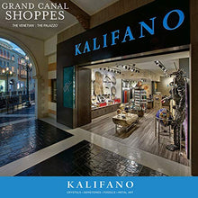 Load image into Gallery viewer, KALIFANO 4" (110 mm) Gemstone Globe Paperweight with Copper Color Opalite Ocean Color