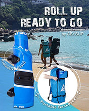Load image into Gallery viewer, ABYSUP Paddle Board, SUP Paddle Board, 10'6" Inflatable Paddle Board, Paddle Board for Adults, Paddleboard with All Accessories & Carry Bag, Color Blue & White, SUP123
