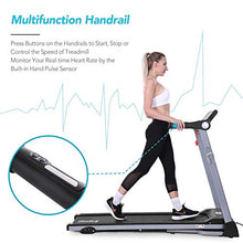 Load image into Gallery viewer, MaxKare Electric Treadmill Foldable Running Machine 8.5 MPH Max Speed & 15 Pre-Set Programs Easy Assembly with Adjustable Display Panel 3-Level Manual Incline Convenient Tablet Stand for Home Use