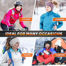 Load image into Gallery viewer, Lauzq Winter Ear Warmers Headbands - Thermal Ear Muffs for Men Women in Cold Weather for Ski Running Cycling Workout