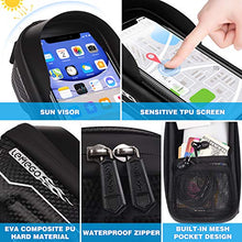Load image into Gallery viewer, LEMEGO Bike Phone Front Frame Bag Waterproof Bicycle Bag Top Tube Bike Bags Phone Mount Pack Phone Case for 6.5’’ iPhone 11 XS Max XR,Cycling Phone Mount Bag, Bike Accessories