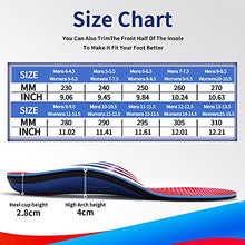 Load image into Gallery viewer, Walkomfy Heavy Duty Support Pain Relief Orthotics - 210+ lbs Plantar Fasciitis High Arch Support Insoles for Men Women, Flat Feet Orthotic Insert, Work Boot Shoe Insole, Absorb Shock with Every Step