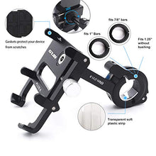 Load image into Gallery viewer, Bicycle & Motorcycle Cell Phone Mount, Aluminum Alloy Bike Mobile Phone Holder with 360° Rotation Adjustable for Mountain Bike, Road Bicycle, Motobike GPS Mount 4 to 6.2 Inch Phone- Red
