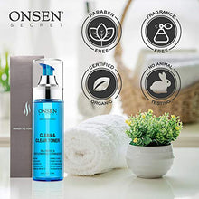 Load image into Gallery viewer, Onsen Japanese Clean & Clear Face Toner - Daily Perfecting & Revitalizing Toner with Witch Hazel, Aloe Vera, and Japanese Natural Hot Spring Minerals, Alcohol-Free, Skin Care Toner for Face, 6.5 oz
