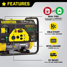 Load image into Gallery viewer, Champion Power Equipment 100307 4375/3500-Watt Dual Fuel RV Ready Portable Generator