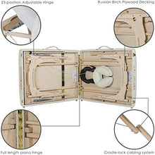 Load image into Gallery viewer, EARTHLITE Portable Massage Table Package AVALON TILT – Foldable Treatment Table with Tilt Option, Reiki Endplate, Premium Flex-Rest Face Cradle & Strata Cushion, Carry Case (30”x73”)