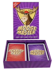 Load image into Gallery viewer, MOOSE MASTER - A Hilarious Party Card Game – Easy Set Up - Will Have Everyone Laughing from The Start - for Fun People Looking for a Hilarious Night in A Box – Laugh Until You Cry Fun