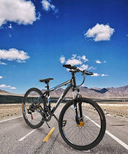 Load image into Gallery viewer, 26 Inch Mountain Bikes, 21 Speed Suspension Fork MTB, High-Tensile Carbon Steel Frame Mountain Bicycle with Dual Disc Brake for Men and Women