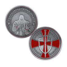 Load image into Gallery viewer, BHealthLife Knight Templar Red Cross Challenge Coin Religious Coin Commemorative Gift