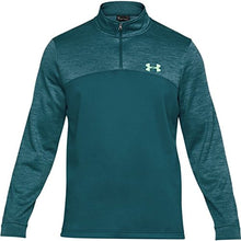 Load image into Gallery viewer, Under Armour Men's Armour Fleece 1/4 Zip Top, Tourmaline Teal (716)/Arena Green, XXX-Large