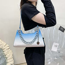 Load image into Gallery viewer, Small Crossbody Bags PU Leather Clutch Desiger Summer Shoulder Hobo Satchel Purses Tote Handbags for Women, Blue&Pink