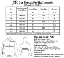 Load image into Gallery viewer, Jild Real Lambskin 5-Buttons Closure Leather Jacket for Men - Polo Shirt Collar Style Men's Leather Blazer Jacket (Black, Large)