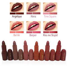 Load image into Gallery viewer, Miss Rose Long-lasting Matte Lipstick Set, 12 PCS Multi Colored featuring full-pigment lip color with a smooth, ultra-matte finish in 12 shades