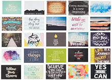 Load image into Gallery viewer, Inspirational & Motivational Mini Color Note Cards flat 2.5 x 3.5 set of 50