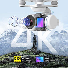 Load image into Gallery viewer, Potensic Dreamer Drones with Camera for Adults 4K, 31Mins Flight Time 2Hrs Charge, GPS RC Quadcopter with Brushless Motors, Auto Return Home, Altitude Hold, Follow Me, 5.8G WiFi, Long Control Range