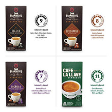 Load image into Gallery viewer, Don Francisco's & Cafe La Llave Espresso Capsules Variety Pack 10 Each, Recyclable Coffee Pods (50 Count) Compatible with Nespresso Original Brewers