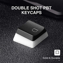 Load image into Gallery viewer, Havit Keycaps 60 87 104 Double Shot Backlit PBT Pudding Keycap Set with Puller for DIY Cherry MX RGB Mechanical Keyboard (Black)