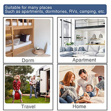 Load image into Gallery viewer, Portable Washing Machine, KUPPET 16.5lbs Compact Twin Tub Wash&Spin Combo for Apartment, Dorms, RVs, Camping and More, White&Brown