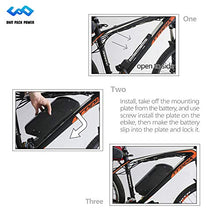 Load image into Gallery viewer, 36V 15AH Ebike Battery with USB Charge Socket,Lithium ion Electric Bike Battery for 500W Bike Motor,Waterproof Shell