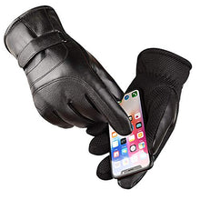 Load image into Gallery viewer, Touch Screen Winter Gloves Waterproof & Windproof for Motorcycle,Cycling,Riding,Running,Snow Sports, -10°F Cold Proof Cold Weather Gloves Warm Thermal Gloves for Men and Women Black (Medium)
