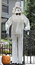 Load image into Gallery viewer, Halloween Prop Lifesize Animated Ghost Bride and Groom with Flashing Red Eyes