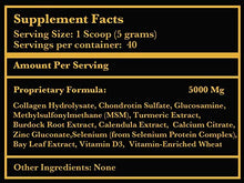 Load image into Gallery viewer, Lexelium Joint Support for Dogs and Cats | MSM + Glucosamine + Chondroitin + Turmeric | Helps with Arthritis and Fortifies Joints | 100% Natural Pet Supplement | 200 Grams