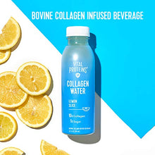 Load image into Gallery viewer, Vital Proteins Collagen Water™, 10g of Collagen per Bottle, Made with Real Fruit Juice, Dairy & Gluten Free - Original Lemon, 12 Pack