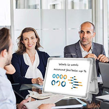 Load image into Gallery viewer, 16 x 12 Inch Portable White Board, Magnetic Dry Erase Board, Foldable Small Double-Sided Desktop Whiteboard Easel for School, Home & Office