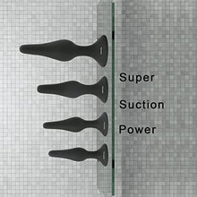 Load image into Gallery viewer, Hisionlee Sexy Toys 4PCS Anal Plug Set Silicone Anal Butt Plug Adult Sex Toys for Women,Men and Beginners(Black)